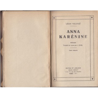 Anna Karenine, vol. I, II - Leon Tolstoi
