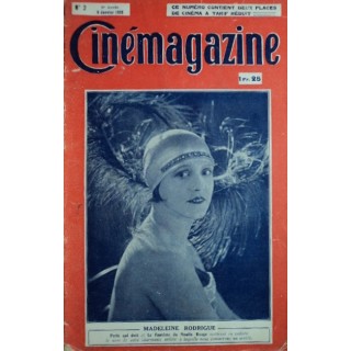 Cinemagazine, 9 janvier 1925