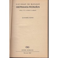 Dictionar de buzunar german-roman - Alexandru Roman