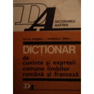 Dictionar de cuvinte si expresii comune limbilor romana si franceza - Iulia Hasdeu, Gabriela Sirbu