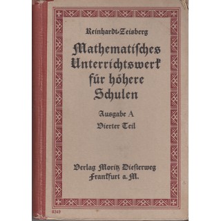 Geometrie algebra und infinitesimaltechnung, teil IV - H. Detlefs