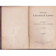 Istoria Literaturii Latine vol.I - Literatura latina archaica - D. Evolceanu