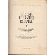 Istoria literaturii romane, vol. I (Folclorul in perioda feudala 1400 1780) - G. Calinescu, Al. Rosetti