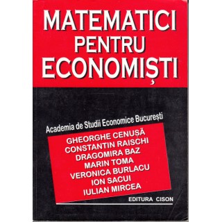 Matematici pentru economisti - colectiv