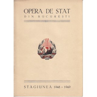 Opera de Stat din Bucuresti 1948-1949 (COLECTIE de 20 LIBRETE) - *
