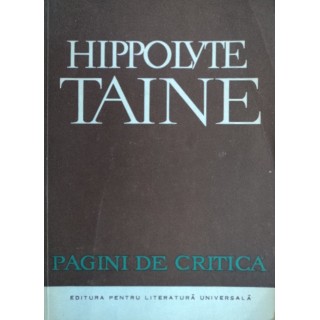 Pagini de critica - Hippolyte Taine