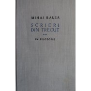 Scrieri din trecut, II, in filozofie - Mihai Ralea